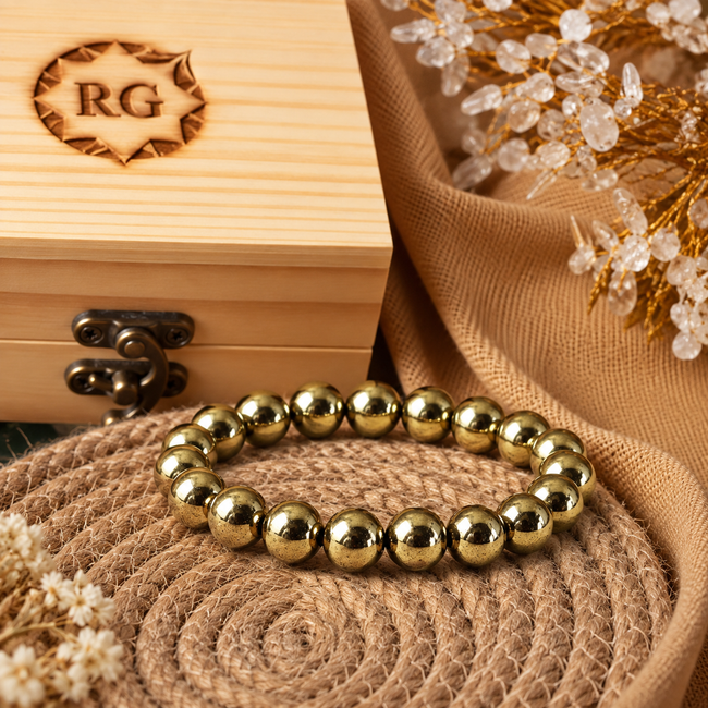 Golden Pyrite Bracelet (Money Bracelet)