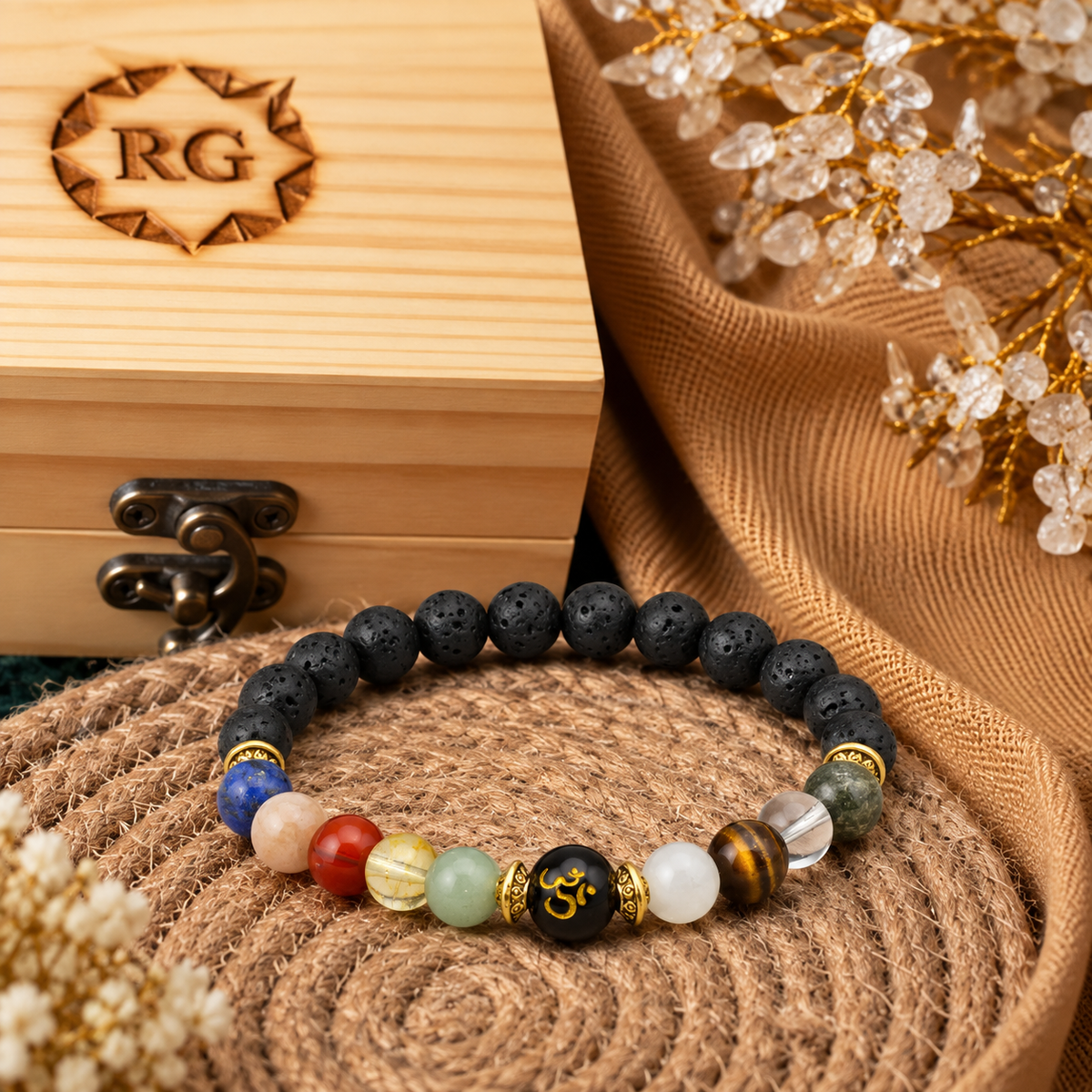 Navagraha Natural Multi Stones Bracelet
