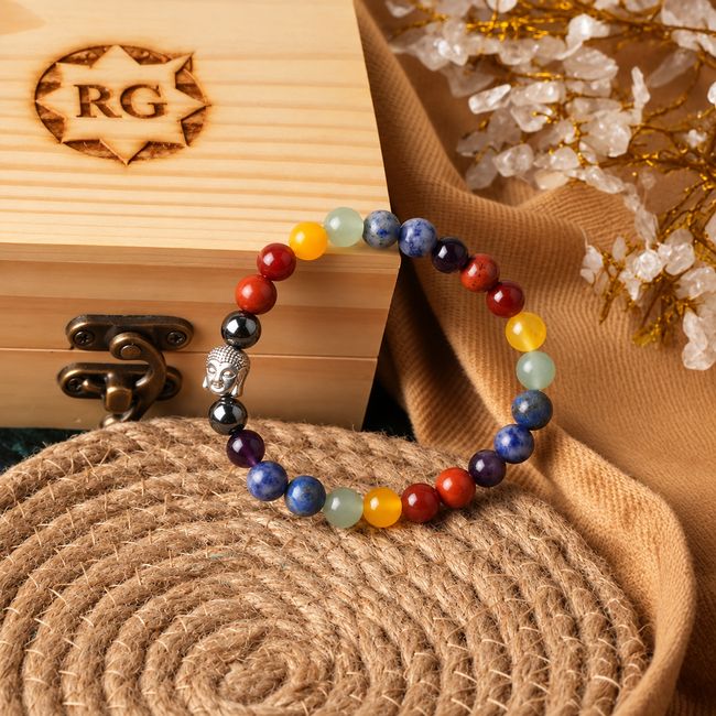 7 Chakra Buddha Crystal Bracelet